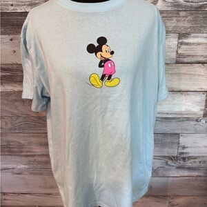 Disney Light Blue Mickey and Friends Tee